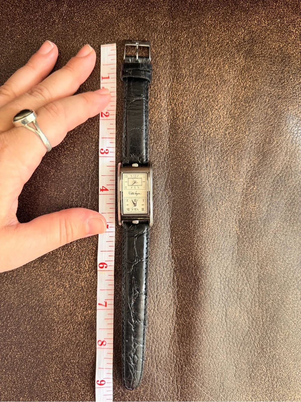 •WALTER HAGEN• Vintage Quartz Watch w/ Dual/Time Keeping (only top working)